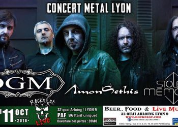 [Live Report] DGM, Amon Sethis et Stolen Memories – 11/10/2018 au Rock&rsquo;n&rsquo;Eat @Lyon