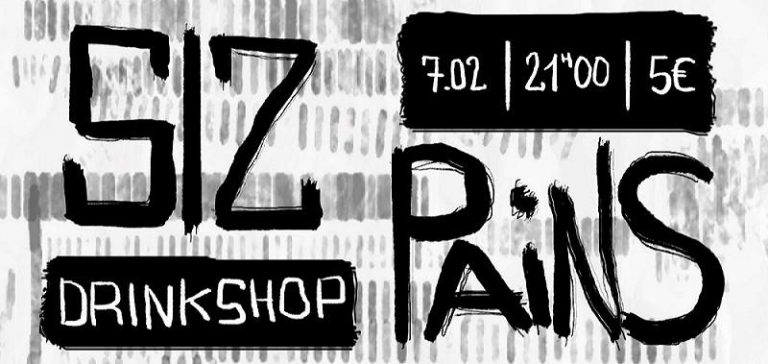 Siz + PAINS, Drinkshop, Saint-Estève, photo de concert Noise Injection