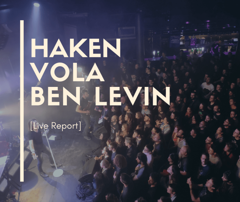 Haken + Vola + Ben Levin, Transbordeur, Lyon, photo de concert Noise Injection