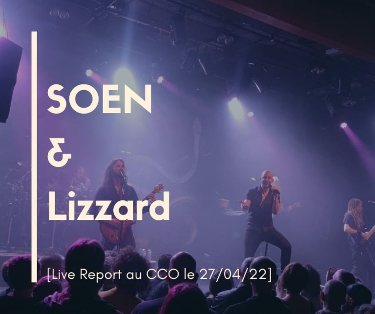 Soen + LizZard, CCO Villeurbanne, photo de concert Noise Injection