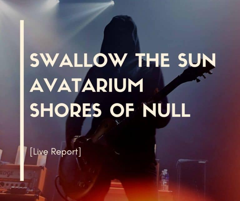 Swallow The Sun + Avatarium + Shores of Null, CCO Villeurbanne, photo de concert Noise Injection