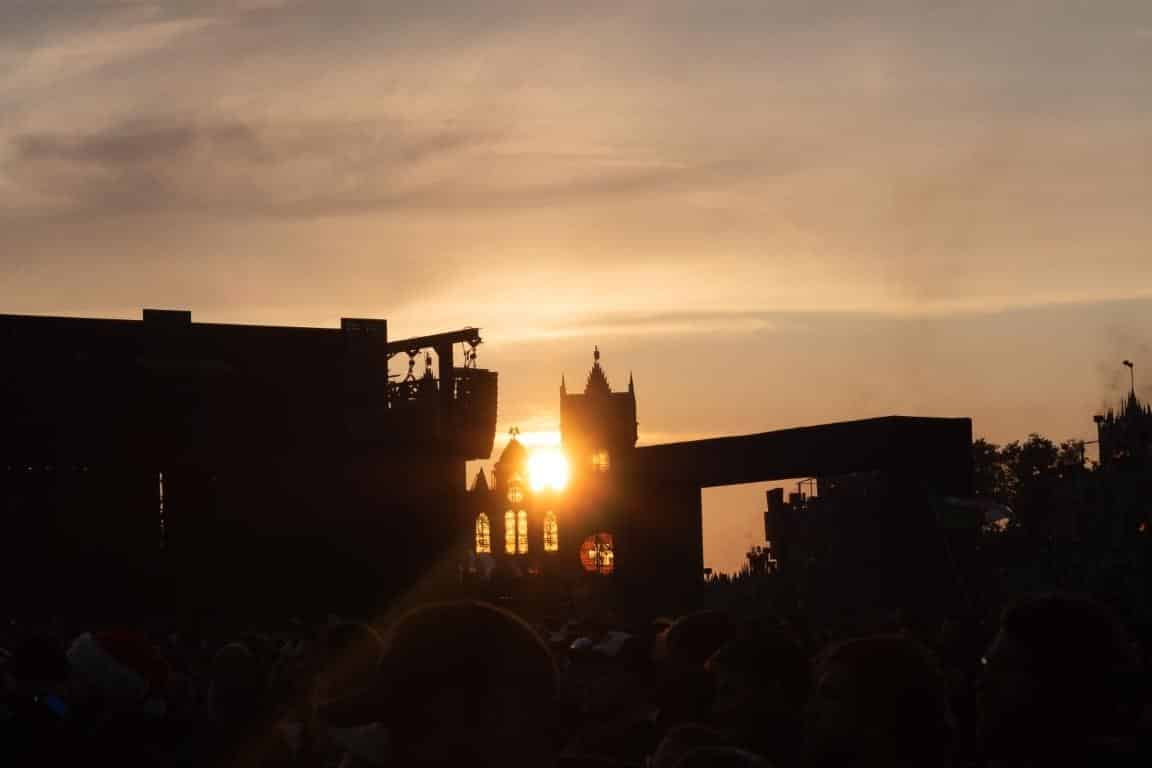 Coucher soleil hellfest