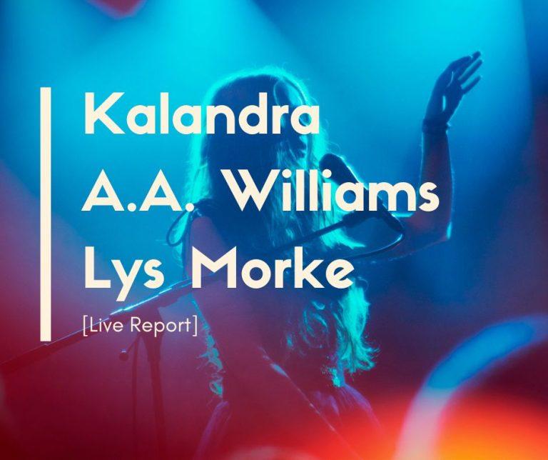Kalandra + A.A. Williams + Lys Morke, Transbordeur, photo de concert Noise Injection