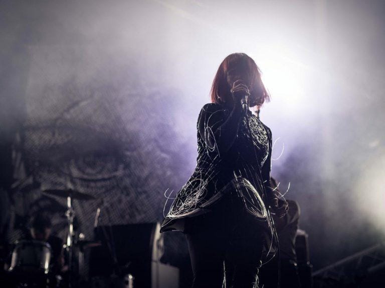 Julie Christmas en concert, photo Noise Injection