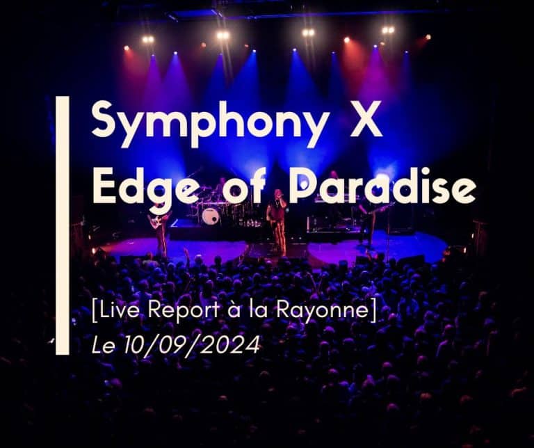 Symphony X + Edge of Paradise, La Rayonne, Villeurbanne, photo de concert Noise Injection