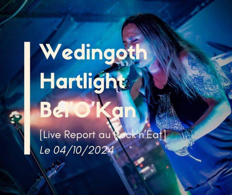 Wedingoth + Hartlight + Bel'O'Kan, Rock'n'Eat, Lyon, photo de concert Noise Injection