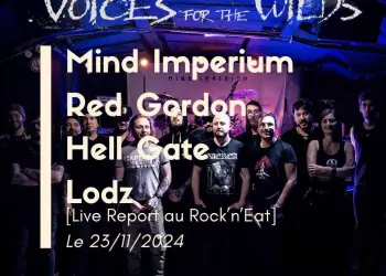 [Live Report] Mind Imperium + Red Gordon + Hell Gate + Lodz – 23/11/24 @Rock&rsquo;n&rsquo;Eat, Lyon