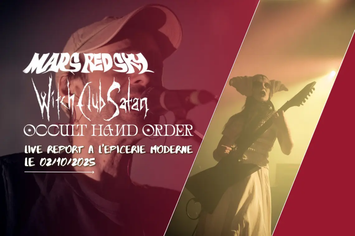 Live Report Mars Red Sky - Witch Club Satan - Occult Hand Order