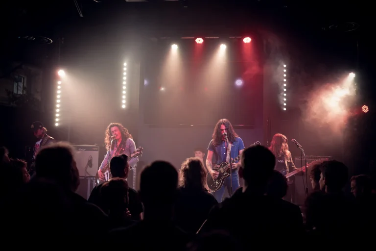 Komodor en concert, photo Noise Injection
