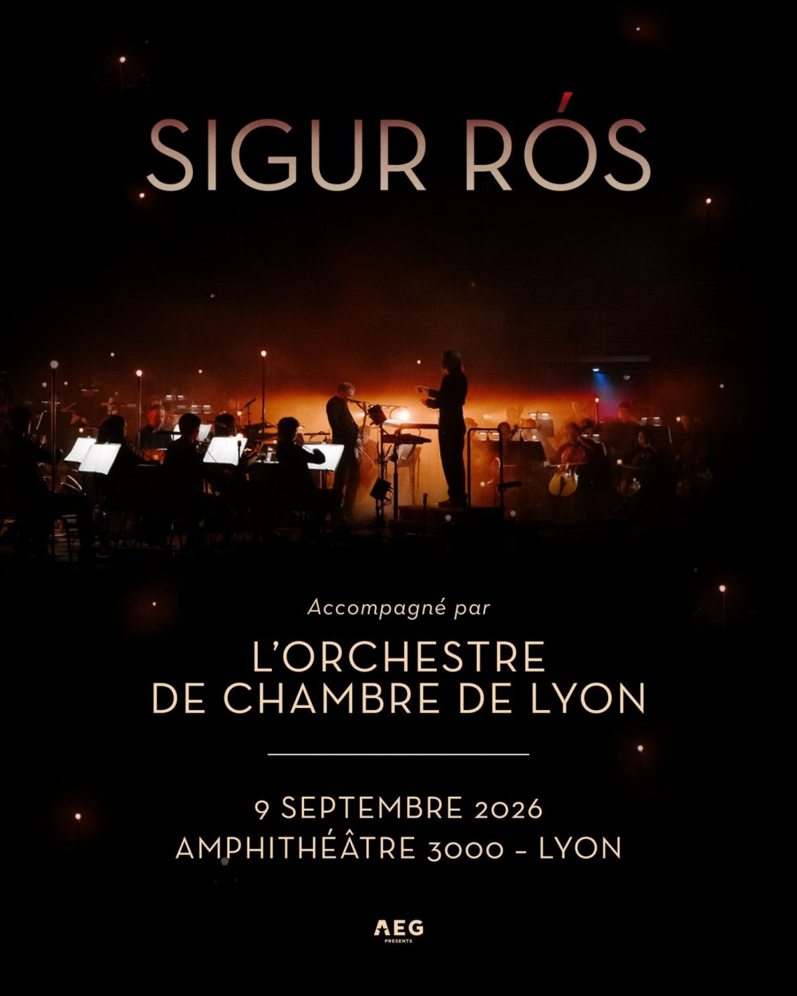 Sigur Rós en concert à Lyon avec orchestre, une date unique en France en septembre 2026