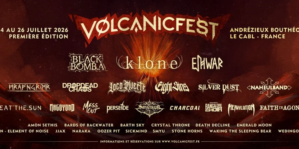 Volcanic Fest 2026 : du 24 au 26/07 la Loire va trembler et j&rsquo;ai hâte de vous dire pourquoi