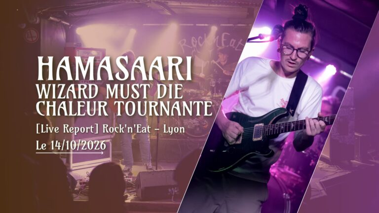 HamaSaari + Wizard Must Die + Chaleur Tournante, Rock'n'Eat, Lyon, photo de concert Noise Injection