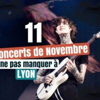 Novembre 2026 à Lyon, 11 concerts Rock et Metal qui vont faire chauffer les salles