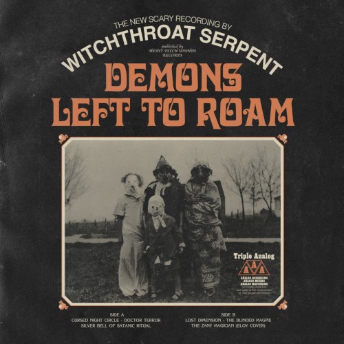 Pochette de Demons Left to Roam de Witchthroat Serpent
